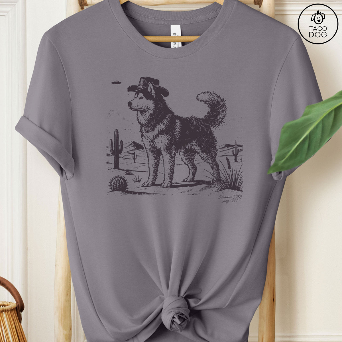 Husky Cowboy Ink Space Cowboy UFO T-Shirt