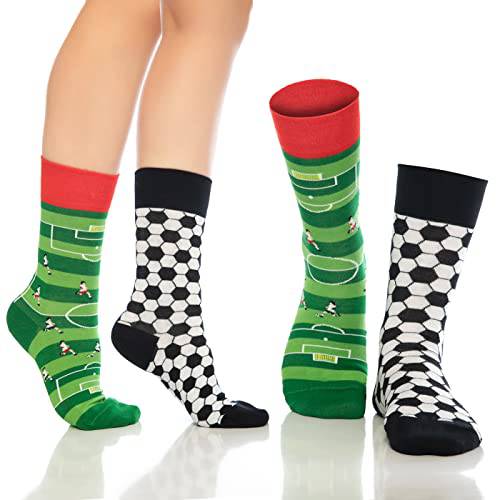 Fun Crew Socks 6-Pack, Cheese & Comics Mix