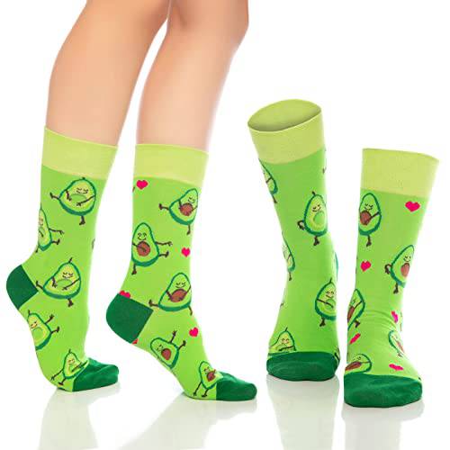 Fun Crew Socks 6-Pack, Cheese & Comics Mix