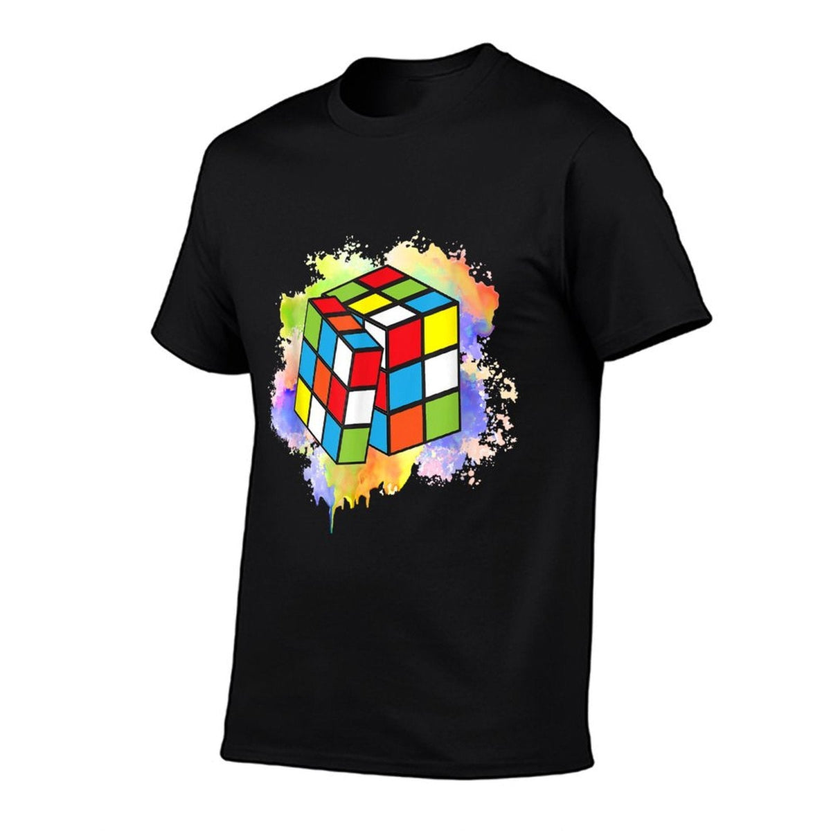 Cool Rubik Rubix Rubics Player Cube Lovers Women Men Boy Kid  Heathered Texture T-Shirt