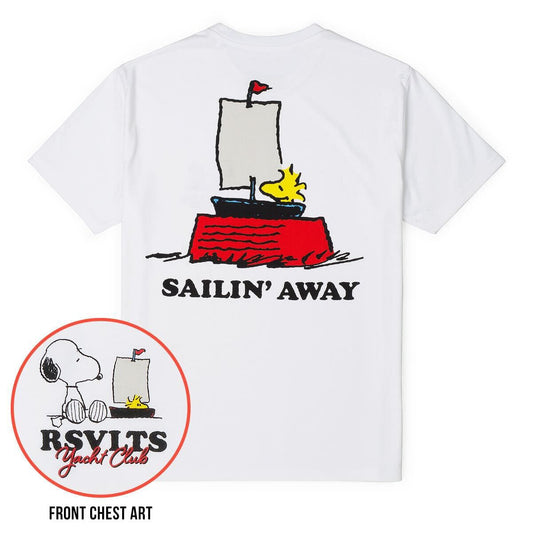 Peanuts "Sailin' Away" – Crewneck Tee