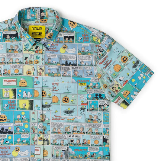 Peanuts "Spooky Strips" – KUNUFLEX Short Sleeve Shirt